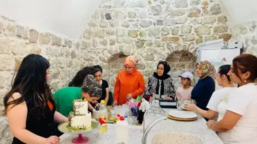 Mardin'de Kadınlara Mesleki Eğitimler Devam Ediyor
