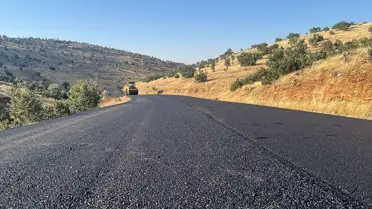 Mardin'de Yol Çalışmaları Devam Ediyor