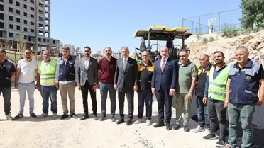 Mardin'de Yol Yapım Çalışmaları Devam Ediyor
