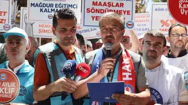 Memur-Sen'den Kamu Sözleşmesi Protestosu