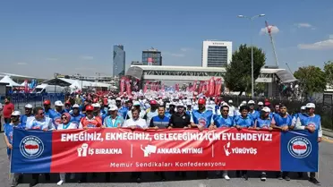 Memur-Sen'den Gelir Adaletsizliği Protestosu