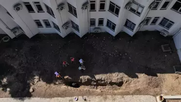 Mersin'de Fin Balinası İskeleti Kazısı Başladı