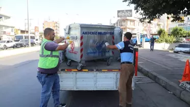 Mersin'e 276 Yeni Çöp Konteyneri
