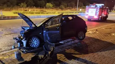 Mersin'de Trafik Kazası: 2 Yaralı