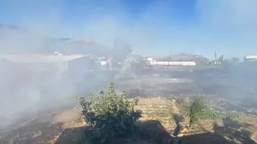 Bozyazı'da Sera Yangını Söndürüldü