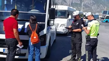 Bozyazı'da Okul Servis Denetimi