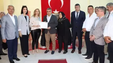 Merzifon'da kursiyerlerin yaptığı ürünler beğeniye sunuldu