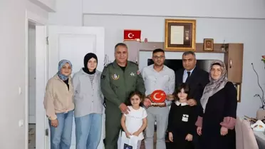 Merzifon Kaymakamı Karaaslan, şehit ailesi ve gazi ile esnafı ziyaret etti