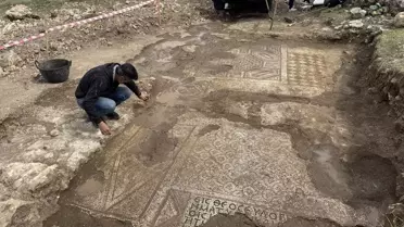 Diyarbakır'da Antik Mozaik Bulundu