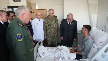 Bakan Güler, Metan Gazından Zehirlenen Askerleri Ziyaret Etti