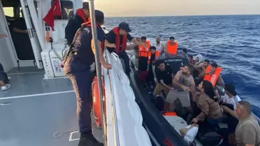 Marmaris ve Datça'da 39 Göçmen Kurtarıldı