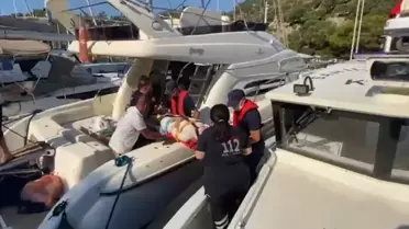Dalaman'da Yatta Yaralanma