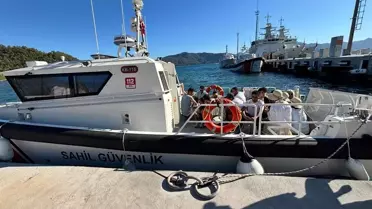 Marmaris'te 18 Düzensiz Göçmen Yakalandı