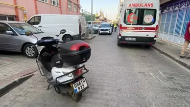 Nazilli'de Motosiklet Devrildi, Sürücü Yaralandı
