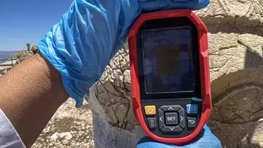 Nemrut Dağı'nda Heykellere Nano Kireç Uygulaması