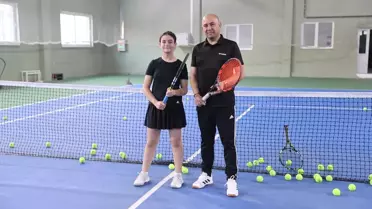 Genç Tenisçi Beren Su'nun Hedefi Profesyonel Olmak