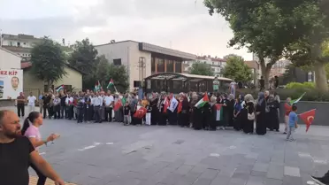 Niğde'de Gazze İçin Protesto