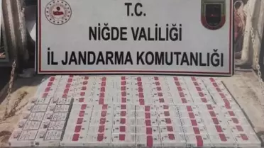 Niğde'de Kaçakçılık Operasyonu