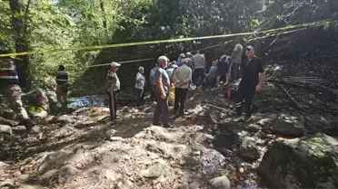 Fındık toplarken yamaçtan düştü