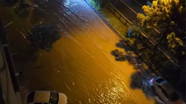 Fatsa ve Kumru'da Sağanak Yağış Sel Oluşturdu