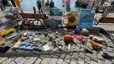 Ortaköy'de Su Altı Temizliği Yapıldı