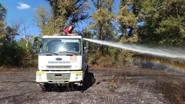 Dereköy'de Arazi Yangını Kontrol Altına Alındı