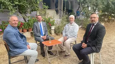 Kaymakam Özderin Kıbrıs Gazilerini Ziyaret Etti