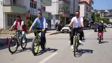Piraziz'de 15 Temmuz Bisiklet Etkinliği