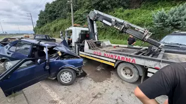 Rize'de Trafik Kazası: 6 Yaralı