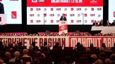 Saadet Partisinin 8. Olağan İstanbul İl Kongresi yapıldı