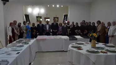 Şabanözü Halk Eğitimi Merkezinin yıl sonu sergi açılışı yapıldı