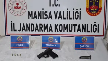 Ruhsatsız Tabanca Bulundu