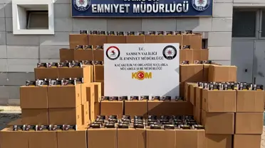 Samsun'da 3.7 Milyon Kaçak Makaron Ele Geçirildi