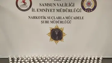 Samsun'da Uyuşturucu Operasyonu: 7336 Hap Ele Geçirildi