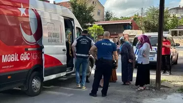 Bafra'da Düzensiz Göç Denetimi