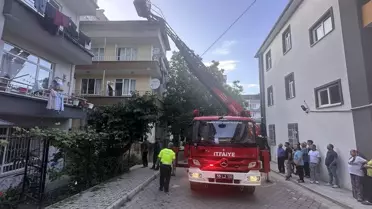 Samsun'da Yangın: 4 Kişi Dumandan Etkilendi