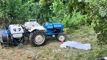 Traktör Devrildi, Sürücü Hayatını Kaybetti