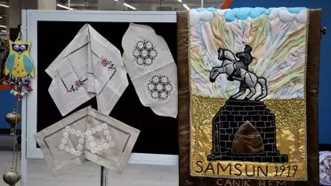 Samsun'da Kadınların El Emeği Sergilendi