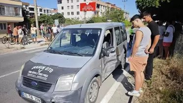 Samsun'da Trafik Kazası: 2 Yaralı