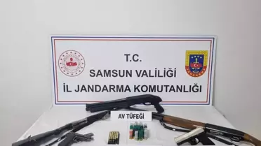 Samsun'da Kaçak Silah Operasyonu