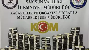 Samsun'da Kaçakçılık Operasyonu