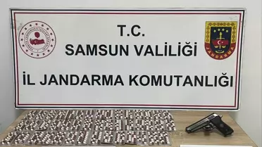 Kavak'ta Uyuşturucu Operasyonu: 608 Hap Ele Geçirildi