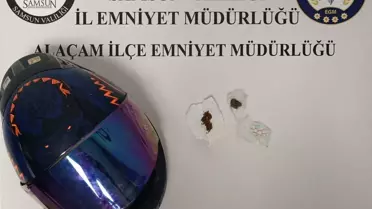 Kaskta Uyuşturucu Ele Geçirildi