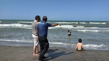 Samsun'da Denize Girilmemesi Uyarısı