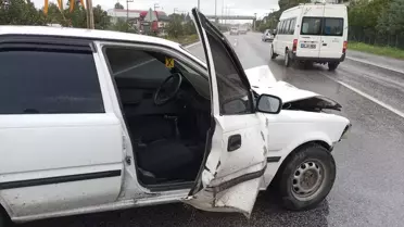 Çarşamba'da Trafik Kazası: 2 Yaralı