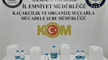 Samsun'da Sahte İçki Operasyonu