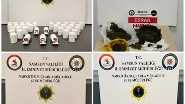 Samsun'da Uyuşturucu Operasyonu: 5 Gözaltı