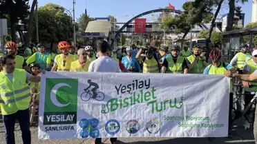 Şanlıurfa'da 12. Yeşilay Bisiklet Turu Düzenlendi