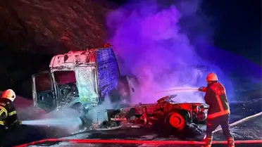 Şanlıurfa'da Tanker Yangını