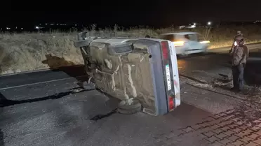 Siverek'te Otomobil Devrildi: 3 Yaralı
